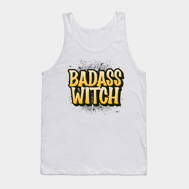 Badass Witch Tank Top by DQOW